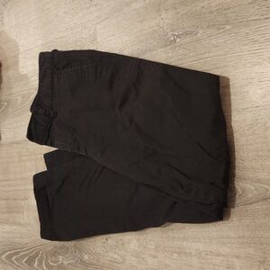 Black gap straight ankle pants size 4